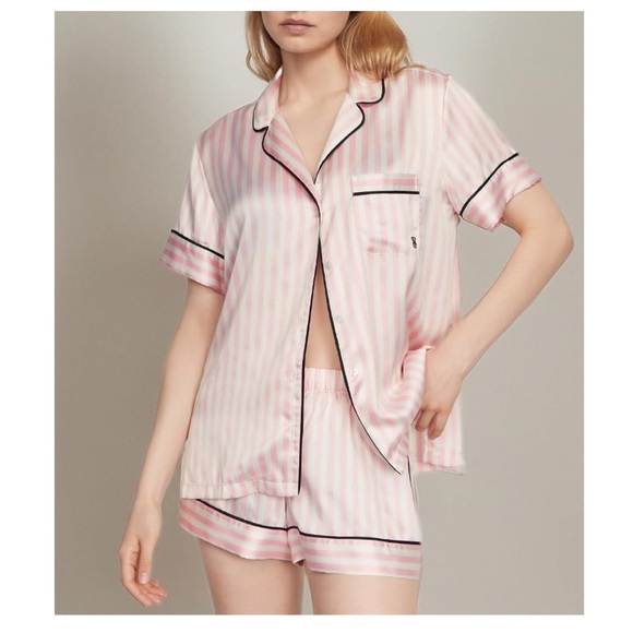 Victoria's Secret Iconic Stripes Satin Pajama - Picture 8 of 8